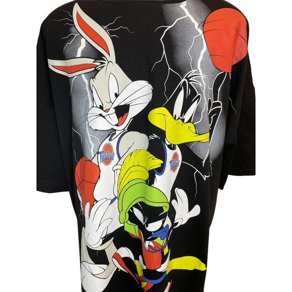 NWT Space Jam 2XL Tee Shirt Bugs Bunny Martin Martian Daffy Duck Warner Brothers - Picture 1 of 5